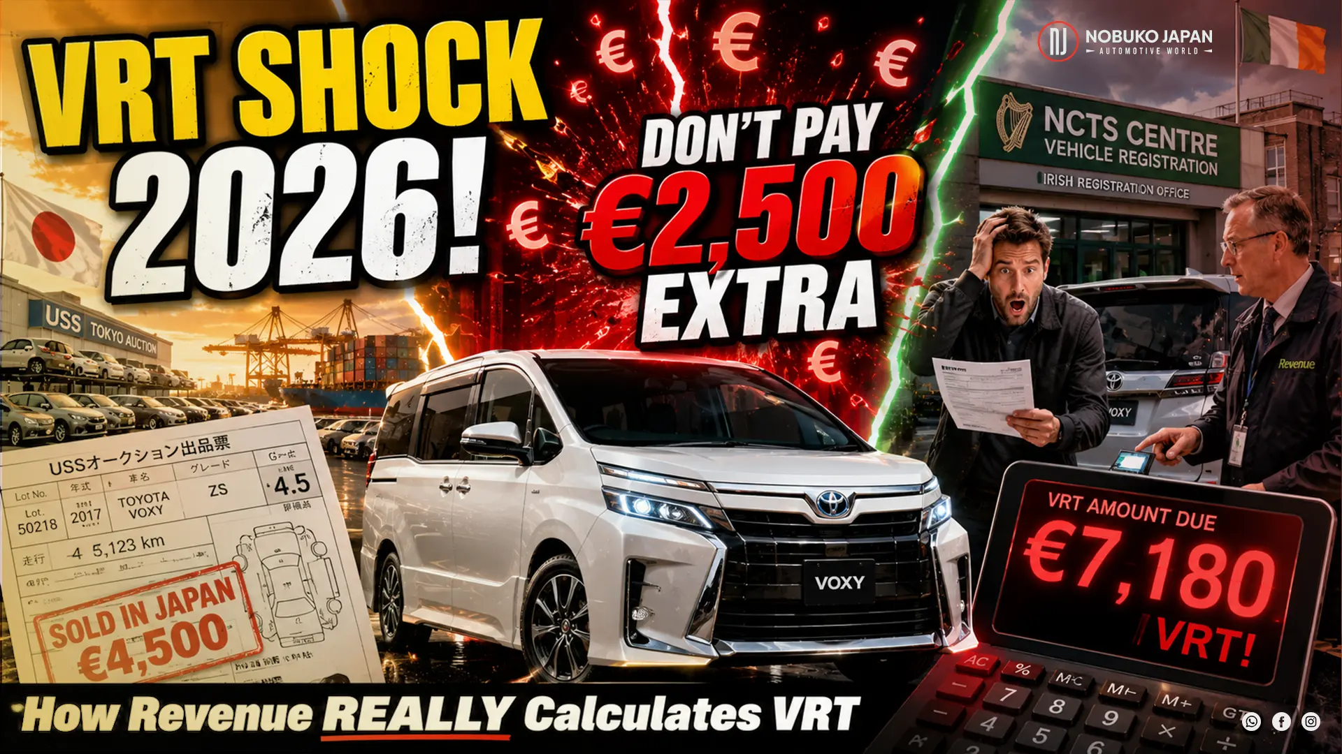 How Revenue Calculates VRT on Imported Cars from Japan 2026Â 