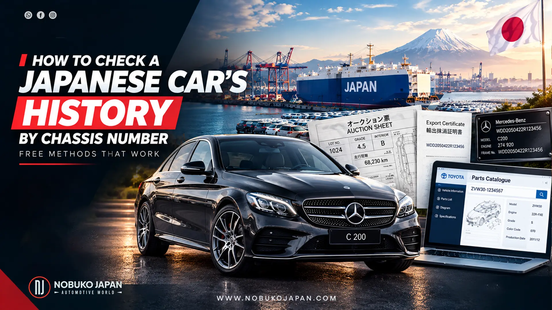 How to Check a Japanese Car's History by Chassis Number Free Methods That Work