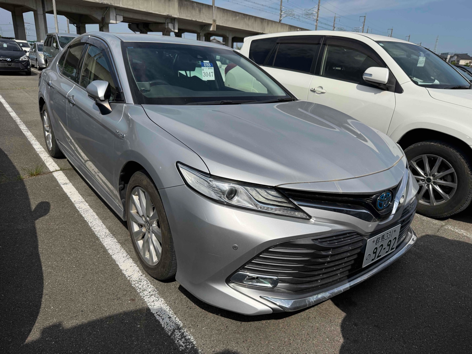 2017 TOYOTA CAMRY 4.5 auction-graded Japanese used car for sale export to Ireland 