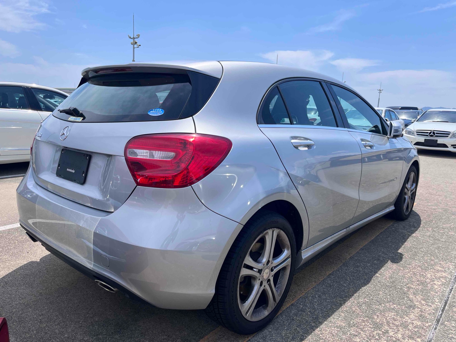 2013 MERCEDES BENZ A CLASS 4 auction-graded Japanese used car for sale export to United Kingdom 