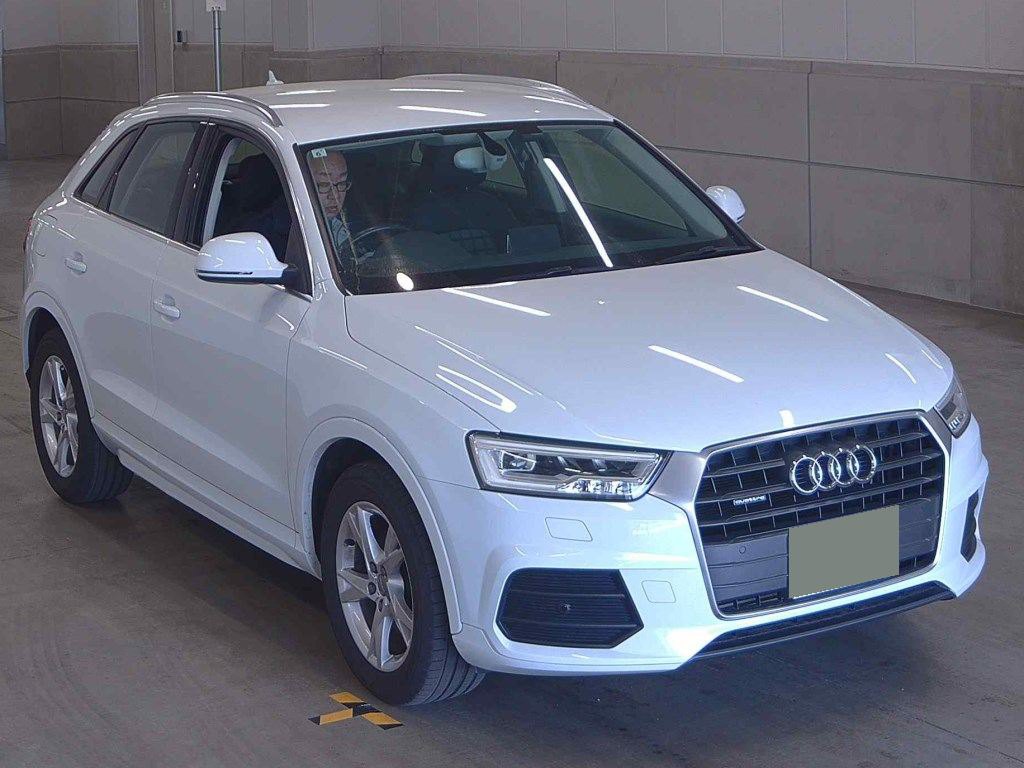 2015 AUDI Q3 4WD 4 auction-graded Japanese used car for sale export to United Kingdom 