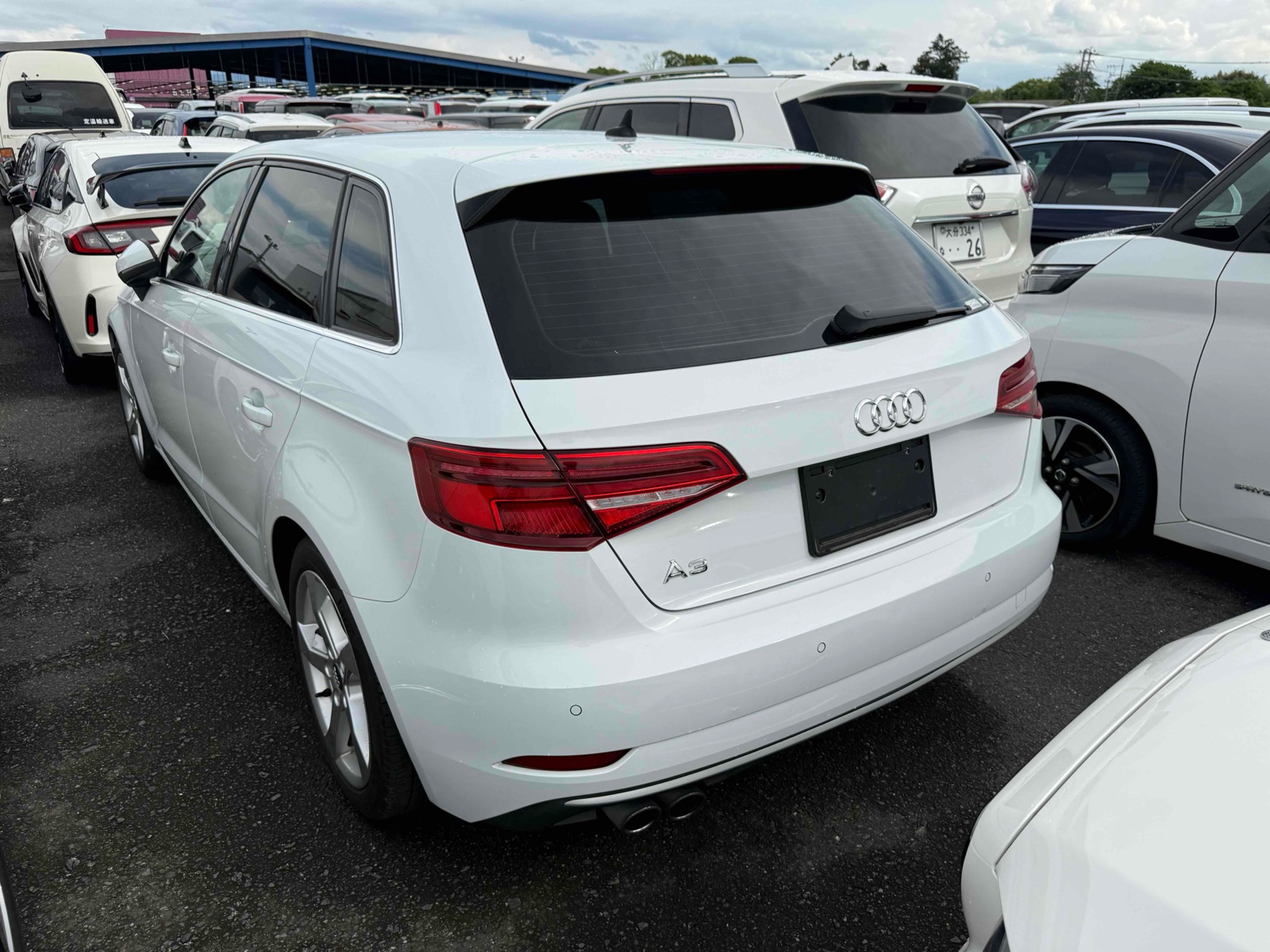 2019 AUDI A3 4 auction-graded Japanese used car for sale export to Ireland 