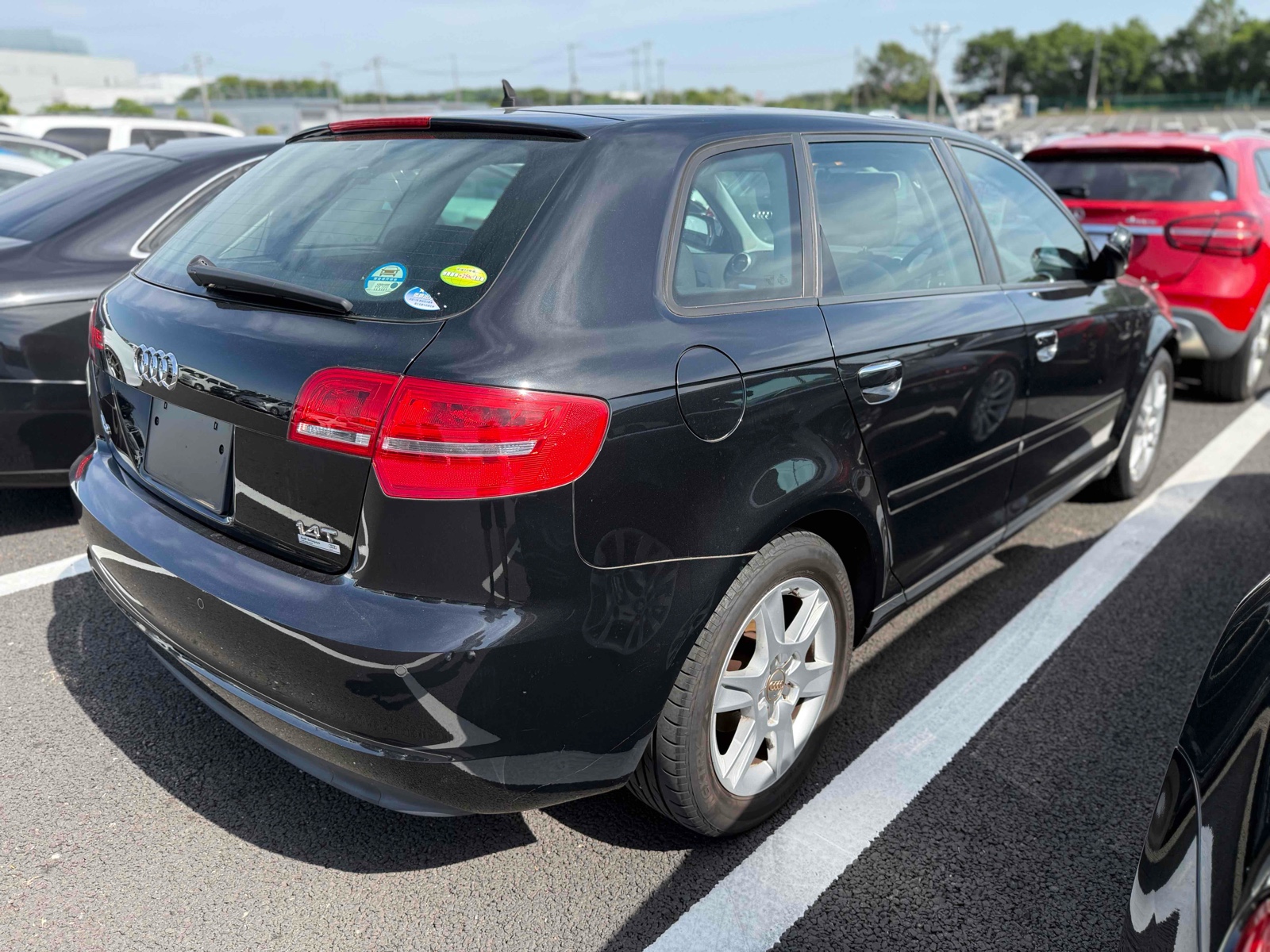 2012 AUDI A3 4 auction-graded Japanese used car for sale export to United Kingdom 