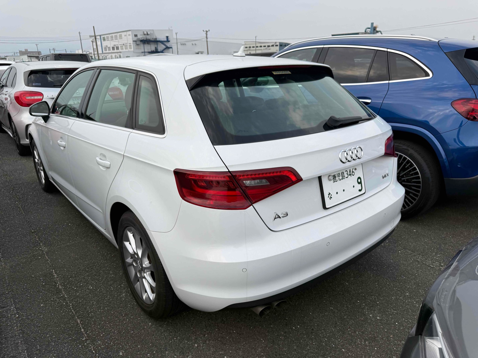 2014 AUDI A3 4 auction-graded Japanese used car for sale export to United Kingdom 