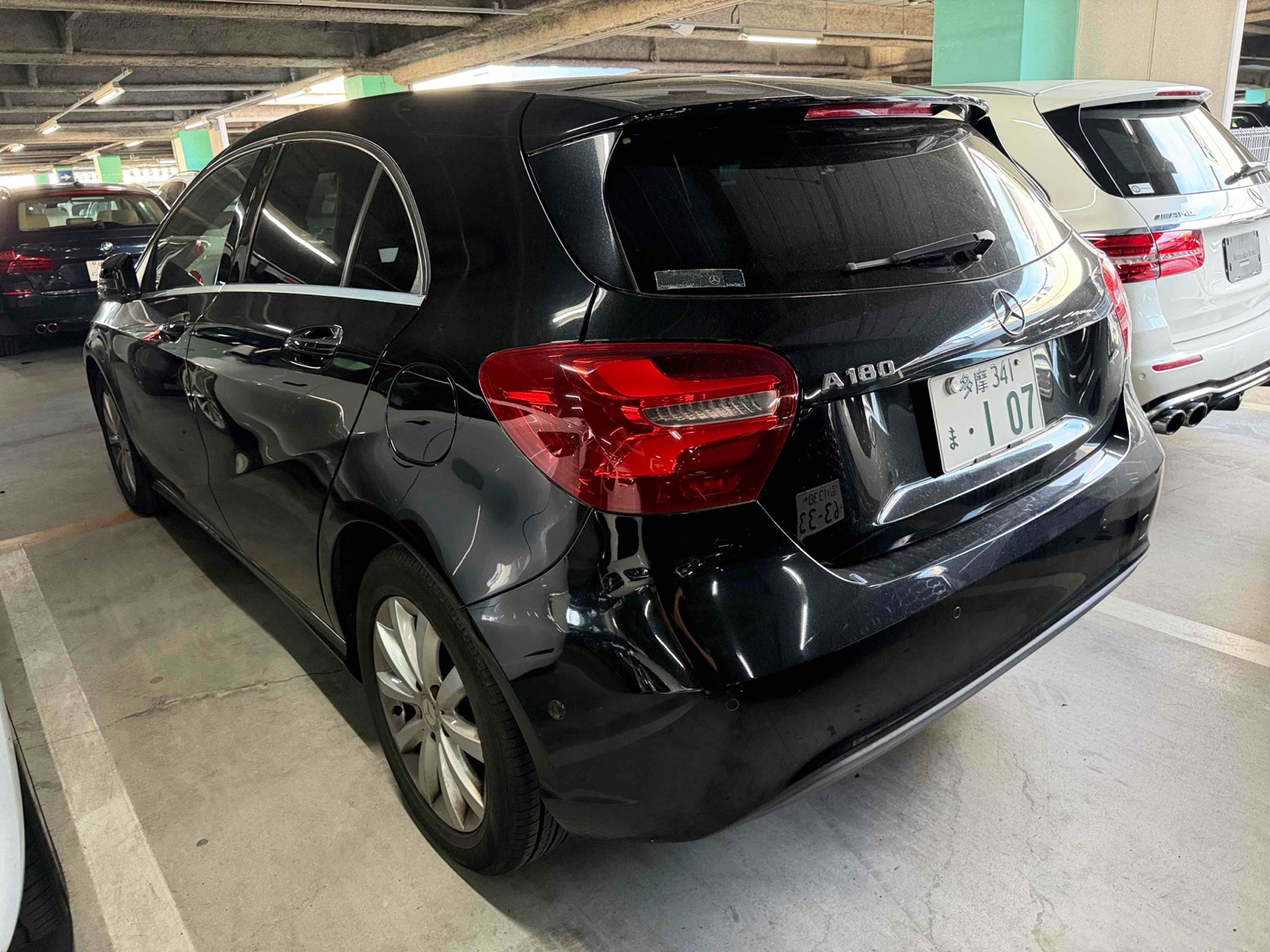 2016 MERCEDES BENZ A CLASS 4 auction-graded Japanese used car for sale export to Ireland 