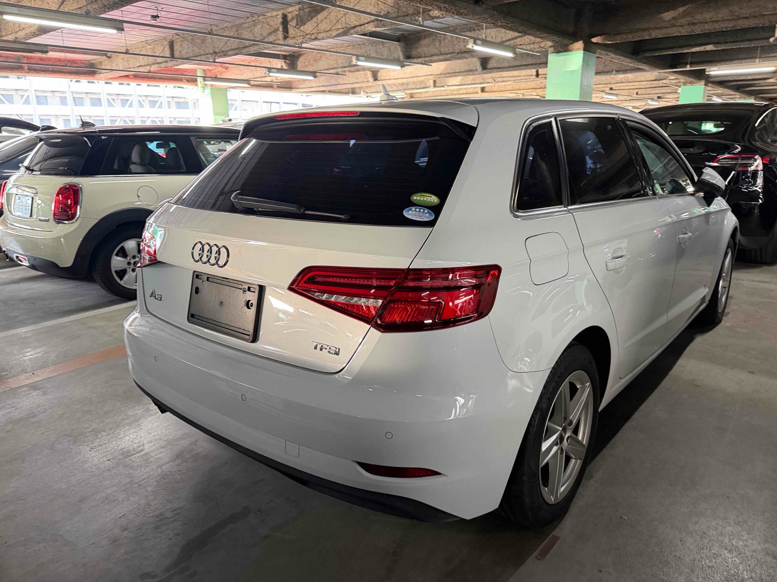 2017 AUDI A3 4 auction-graded Japanese used car for sale export to Ireland 