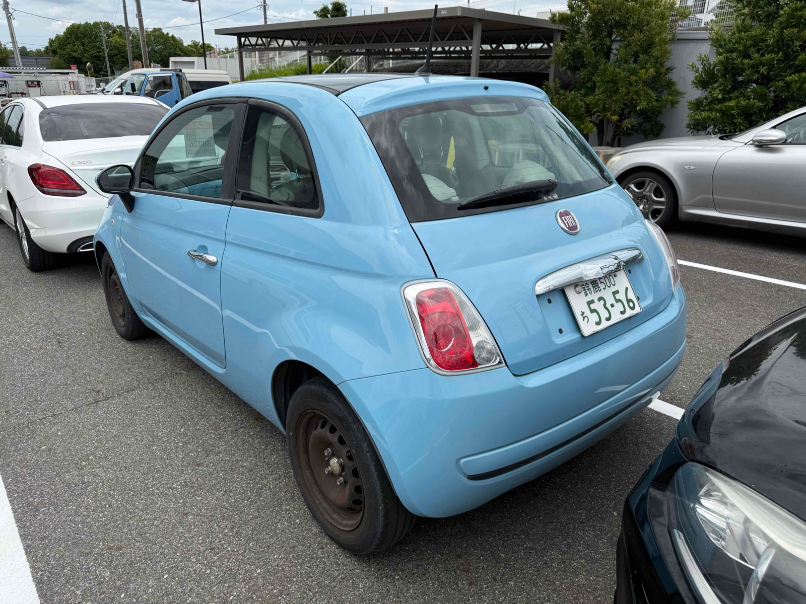 2015 FIAT 500 4 auction-graded Japanese used car for sale export to United Kingdom 