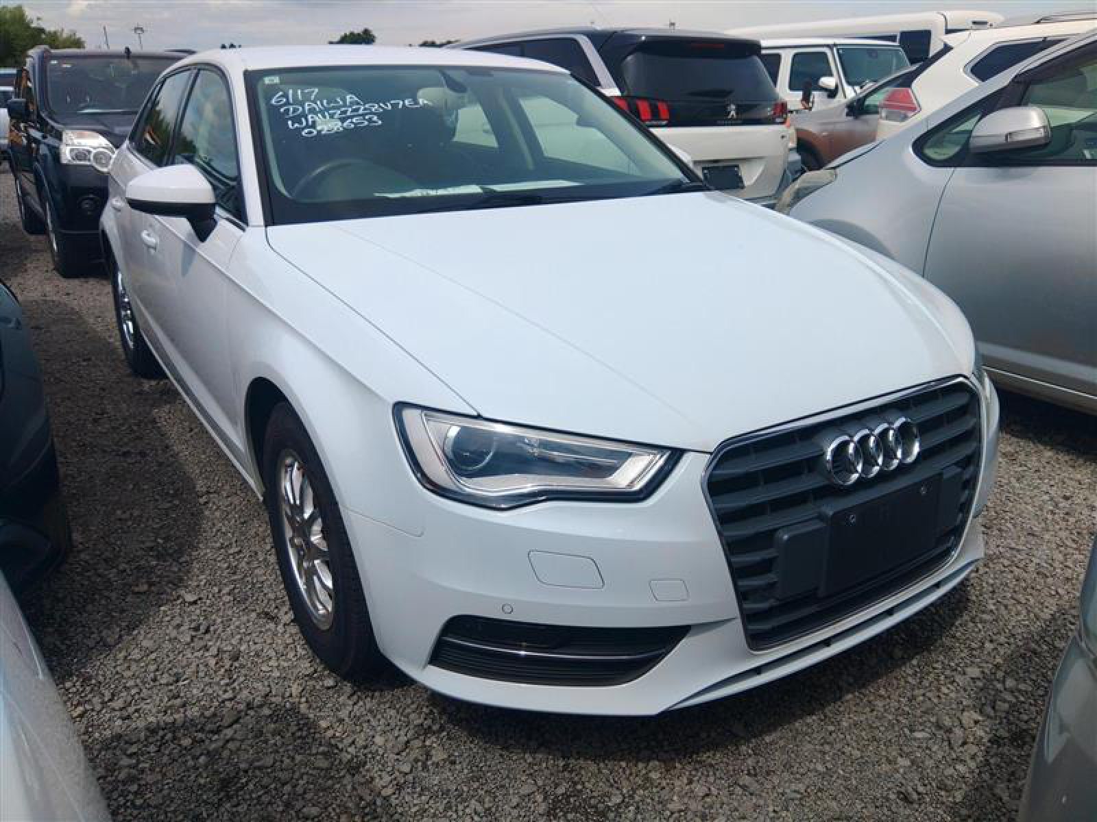 2013 AUDI A3 4 auction-graded Japanese used car for sale export to United Kingdom 