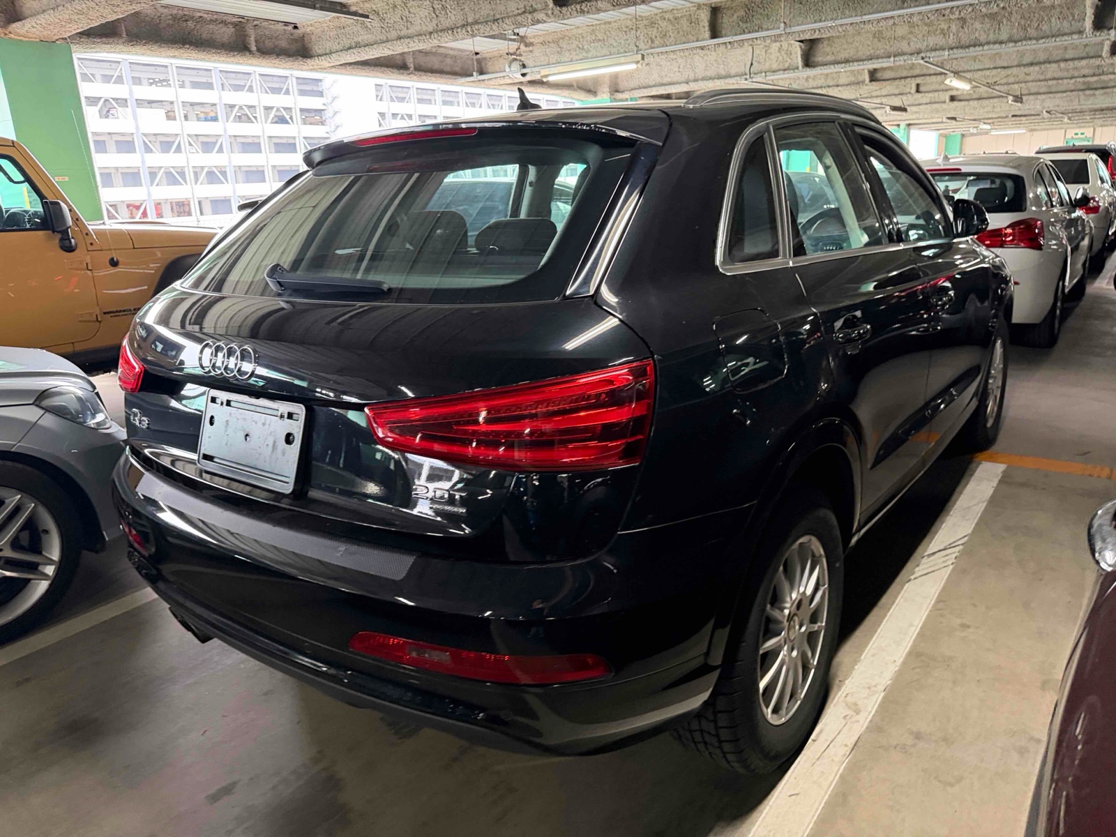 2013 AUDI Q3 4WD 4 auction-graded Japanese used car for sale export to United Kingdom 