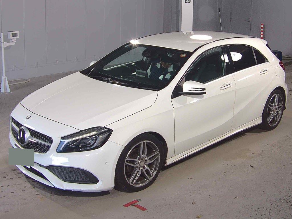 2016 MERCEDES BENZ A CLASS 4 auction-graded Japanese used car for sale export to Ireland 