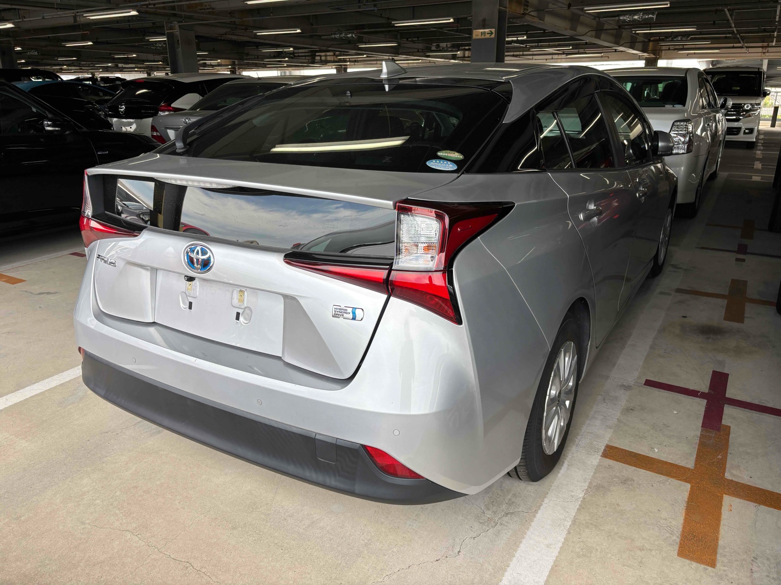 2021 TOYOTA PRIUS 4 auction-graded Japanese used car for sale export to United Kingdom 