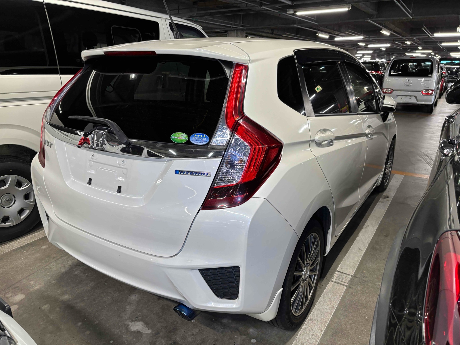 2014 HONDA FIT 4 auction-graded Japanese used car for sale export to United Kingdom 