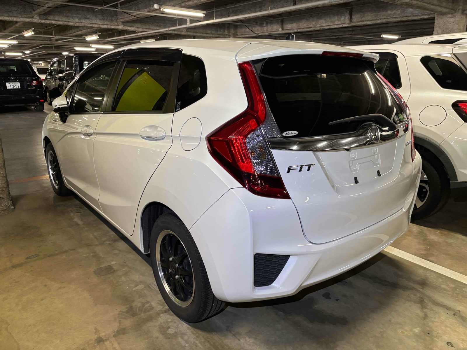2015 HONDA FIT 4 auction-graded Japanese used car for sale export to United Kingdom 