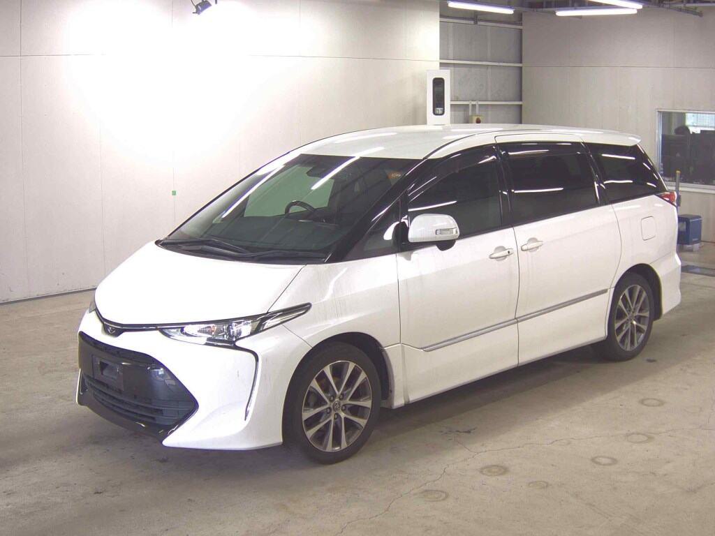 2017 TOYOTA ESTIMA 3.5 auction-graded Japanese used car for sale export to United Kingdom 