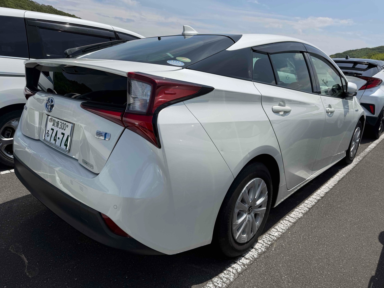 2020 TOYOTA PRIUS 3.5 auction-graded Japanese used car for sale export to United Kingdom 