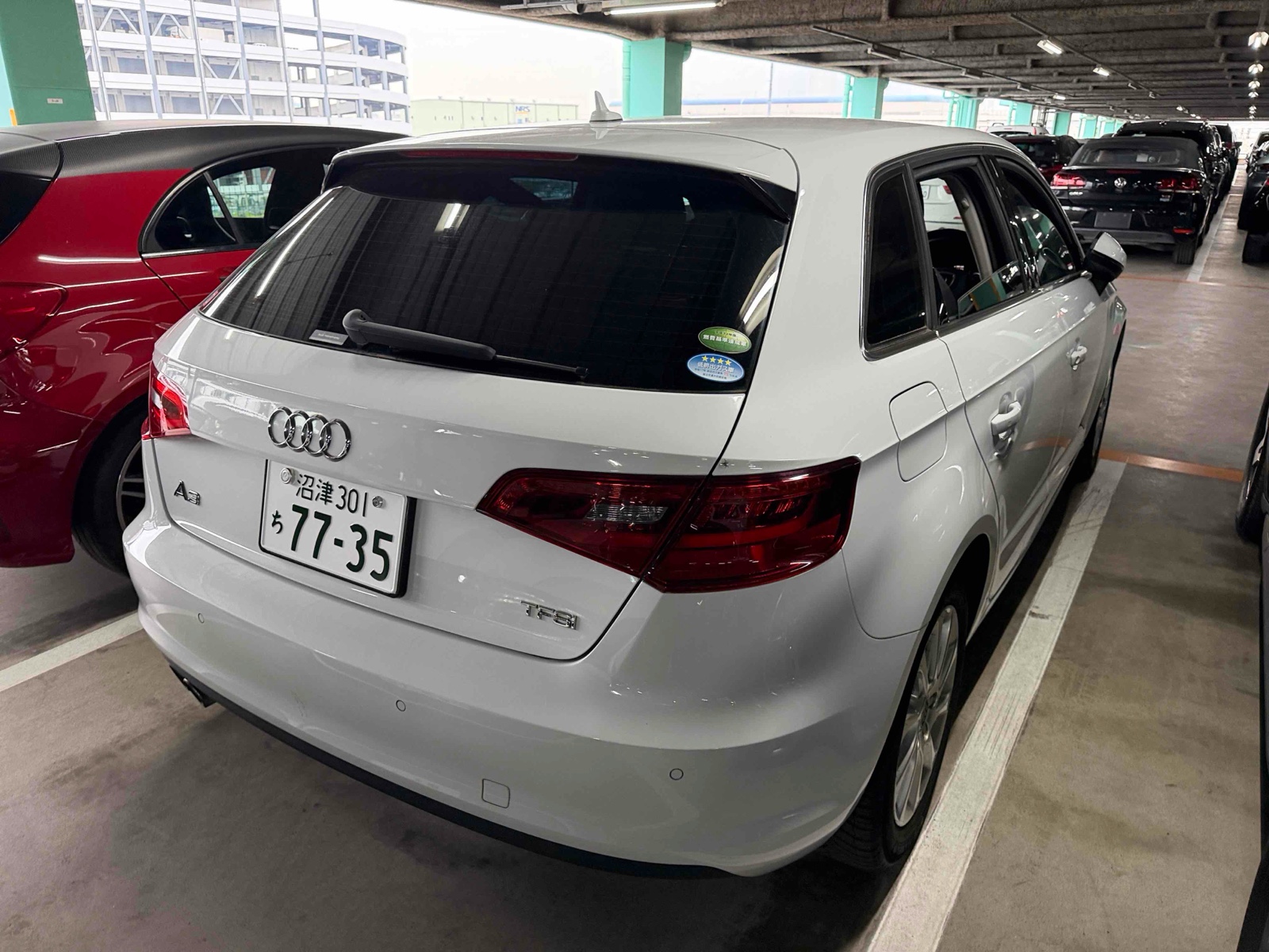 2016 AUDI A3 4 auction-graded Japanese used car for sale export to Ireland 
