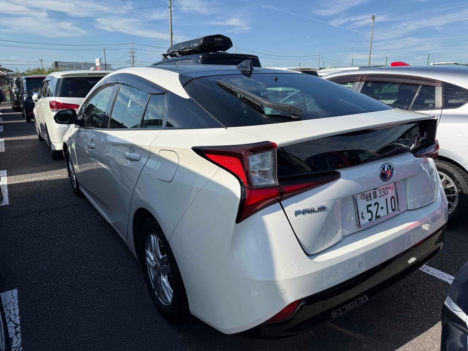 2019 TOYOTA PRIUS 3.5 auction-graded Japanese used car for sale export to United Kingdom 