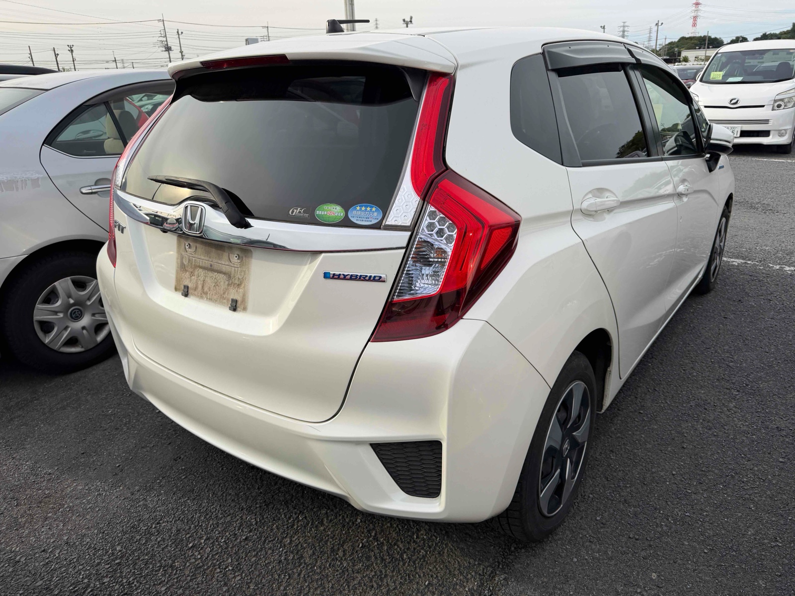 2015 HONDA FIT 4 auction-graded Japanese used car for sale export to United Kingdom 