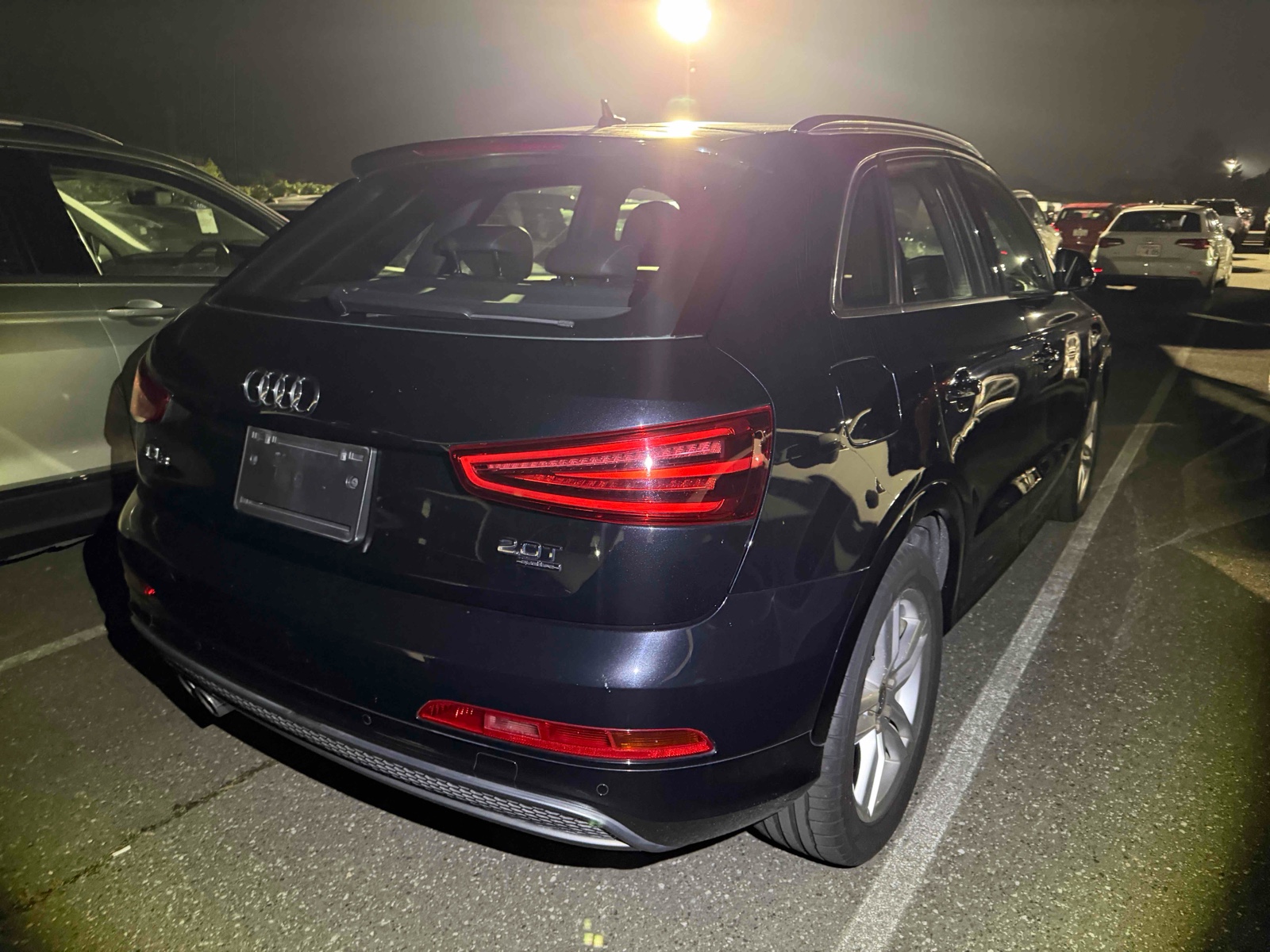 2014 AUDI Q3 4WD 4 auction-graded Japanese used car for sale export to United Kingdom 