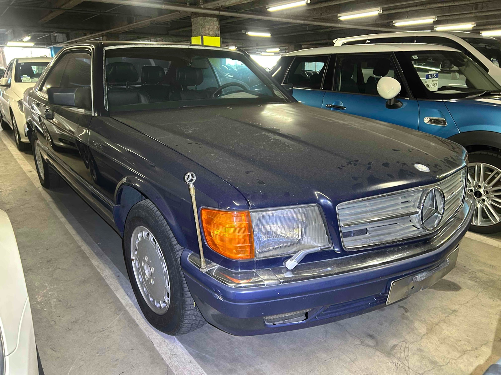 1990 MERCEDES BENZ S-CLASS 3 auction-graded Japanese used car for sale export to United Kingdom 