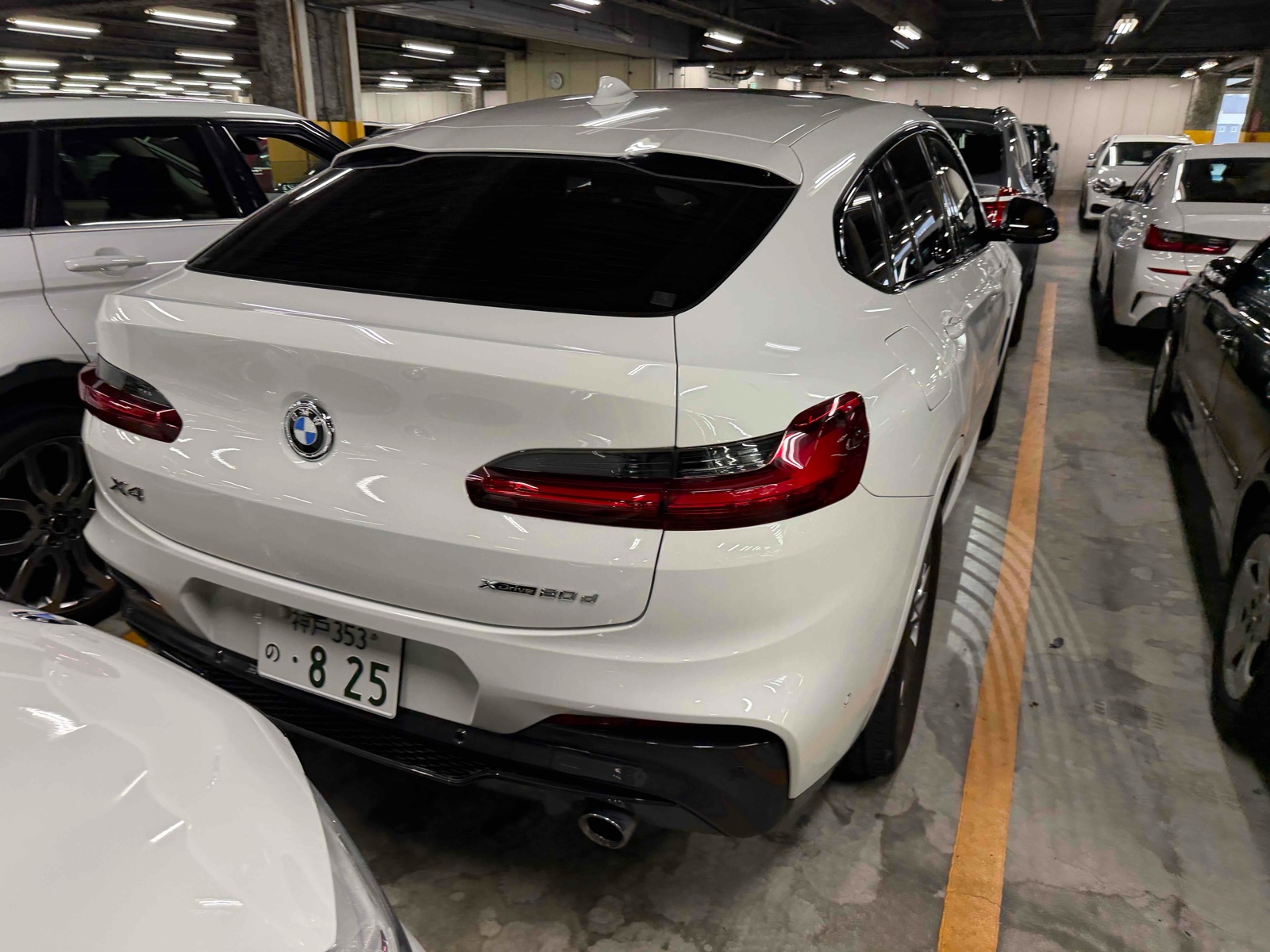 2021 BMW X4 4.5 auction-graded Japanese used car for sale export to United Kingdom 