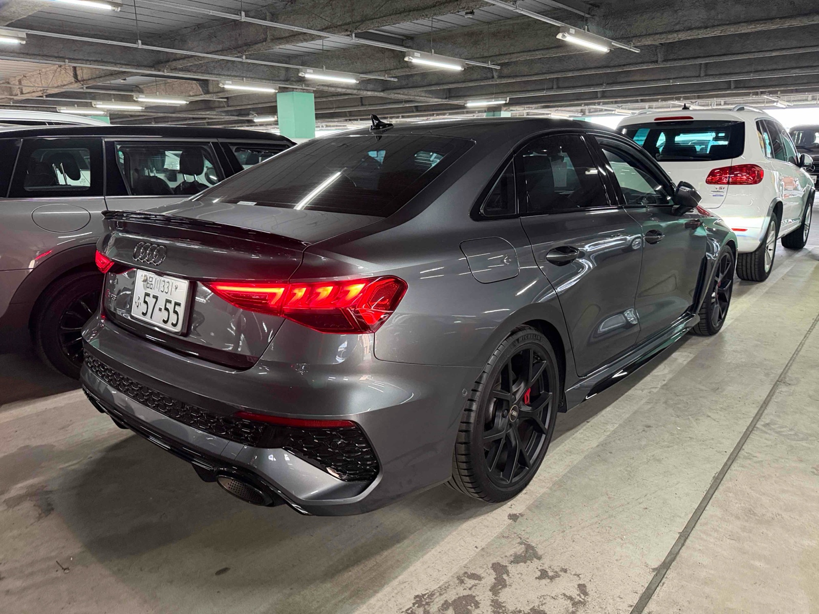 2022 AUDI RS3 4.5 auction-graded Japanese used car for sale export to United Kingdom 