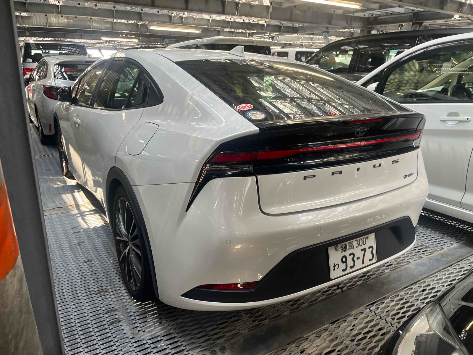 2023 TOYOTA PRIUS 4 auction-graded Japanese used car for sale export to United Kingdom 