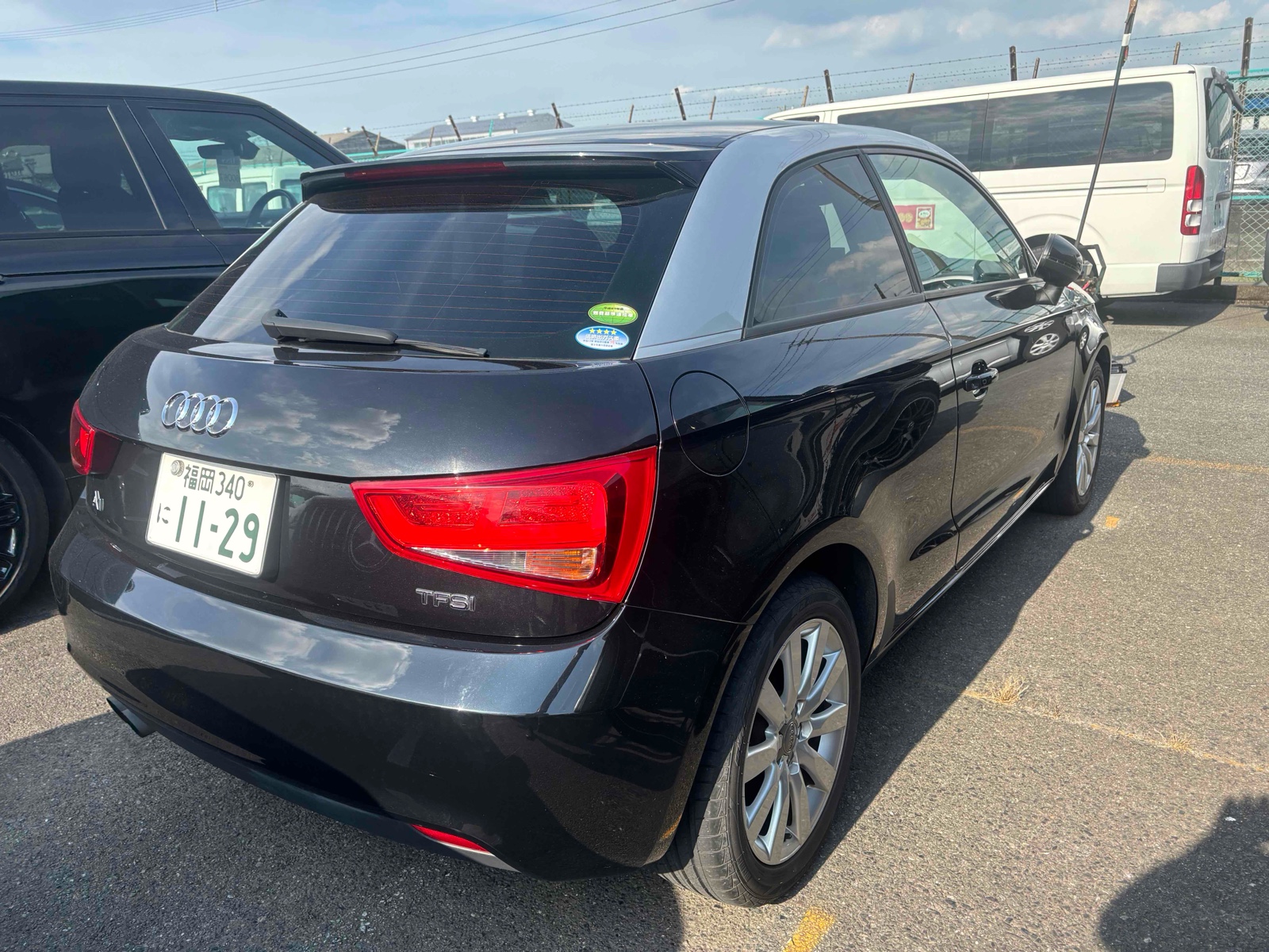 2013 AUDI A1 4.5 auction-graded Japanese used car for sale export to United Kingdom 