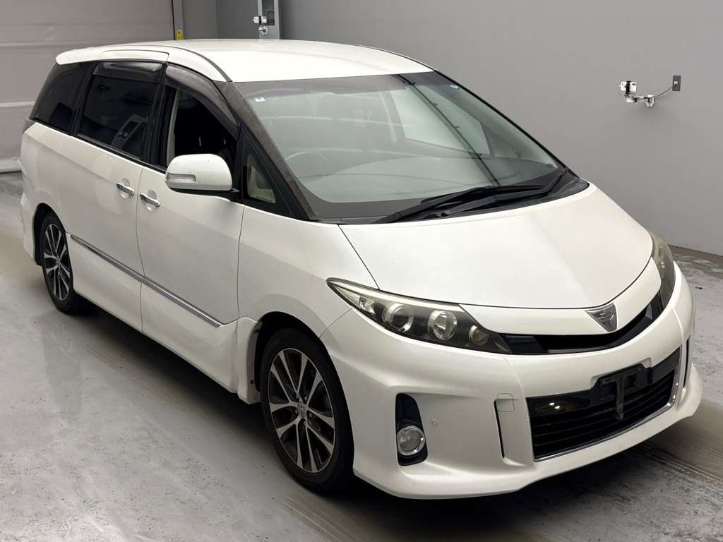 2014 TOYOTA ESTIMA 3.5 auction-graded Japanese used car for sale export to United Kingdom 