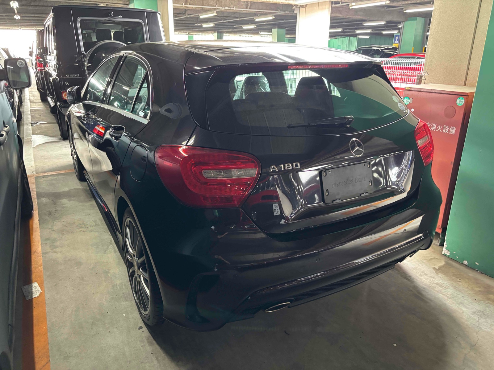 2015 MERCEDES BENZ A CLASS 4 auction-graded Japanese used car for sale export to Ireland 