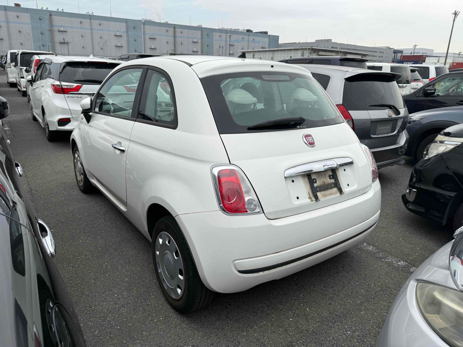 2015 FIAT 500 3.5 auction-graded Japanese used car for sale export to United Kingdom 