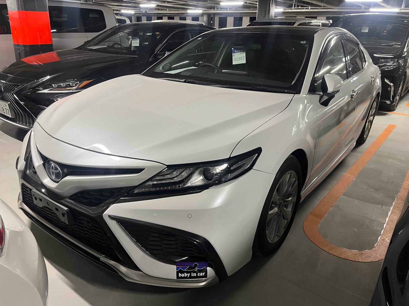 2023 TOYOTA CAMRY R auction-graded Japanese used car for sale export to United Kingdom 
