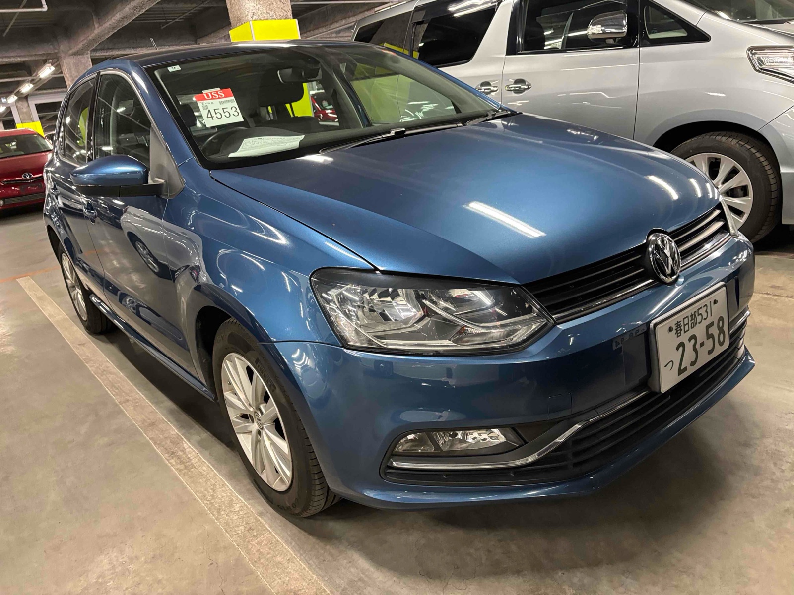 2016 VOLKSWAGEN POLO 4 auction-graded Japanese used car for sale export to United Kingdom 