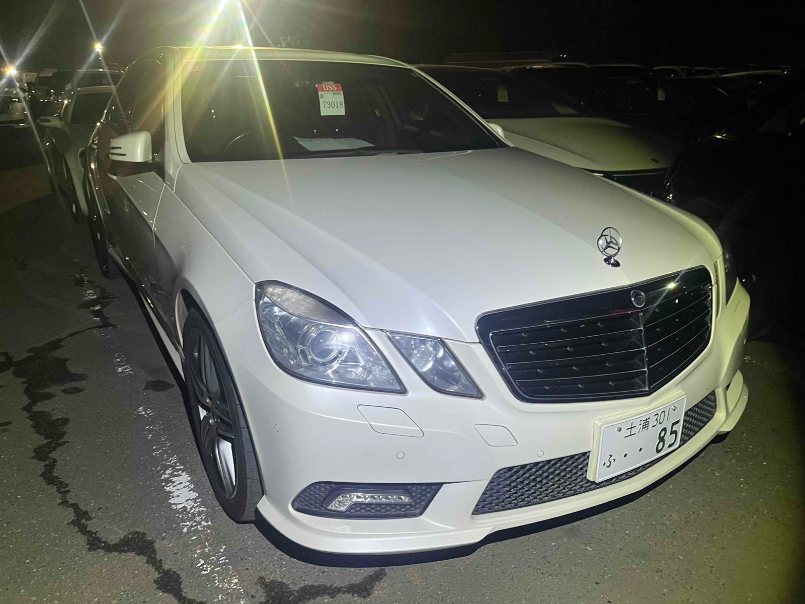 2010 MERCEDES BENZ E-CLASS 4.5 auction-graded Japanese used car for sale export to United Kingdom 