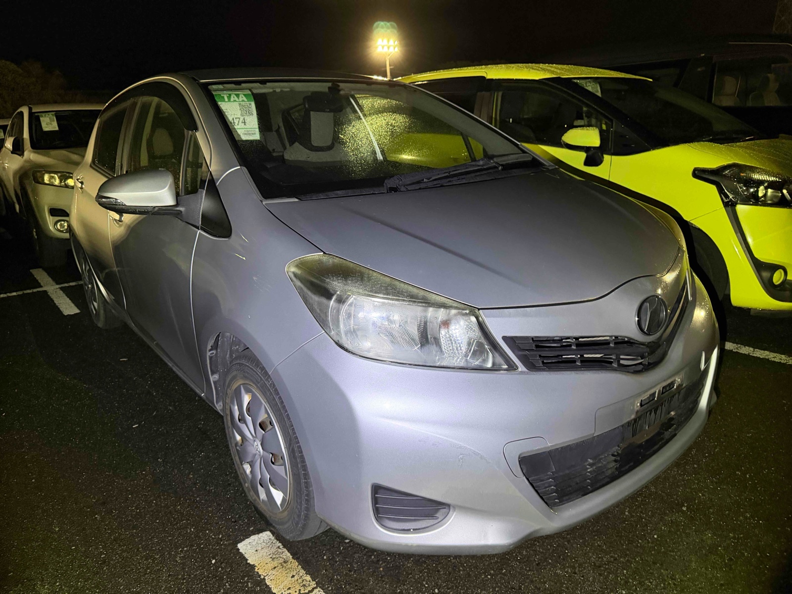2012 TOYOTA VITZ 3.5 auction-graded Japanese used car for sale export to Ireland 