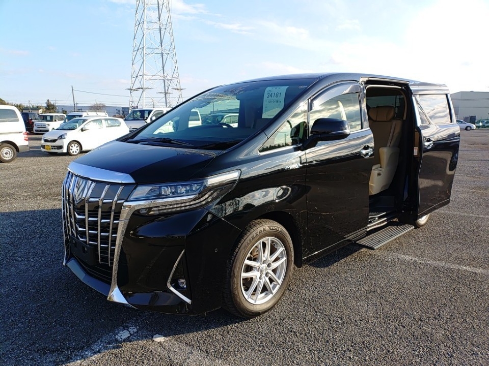 2021 TOYOTA ALPHARD 3.5 auction-graded Japanese used car for sale export to United Kingdom 