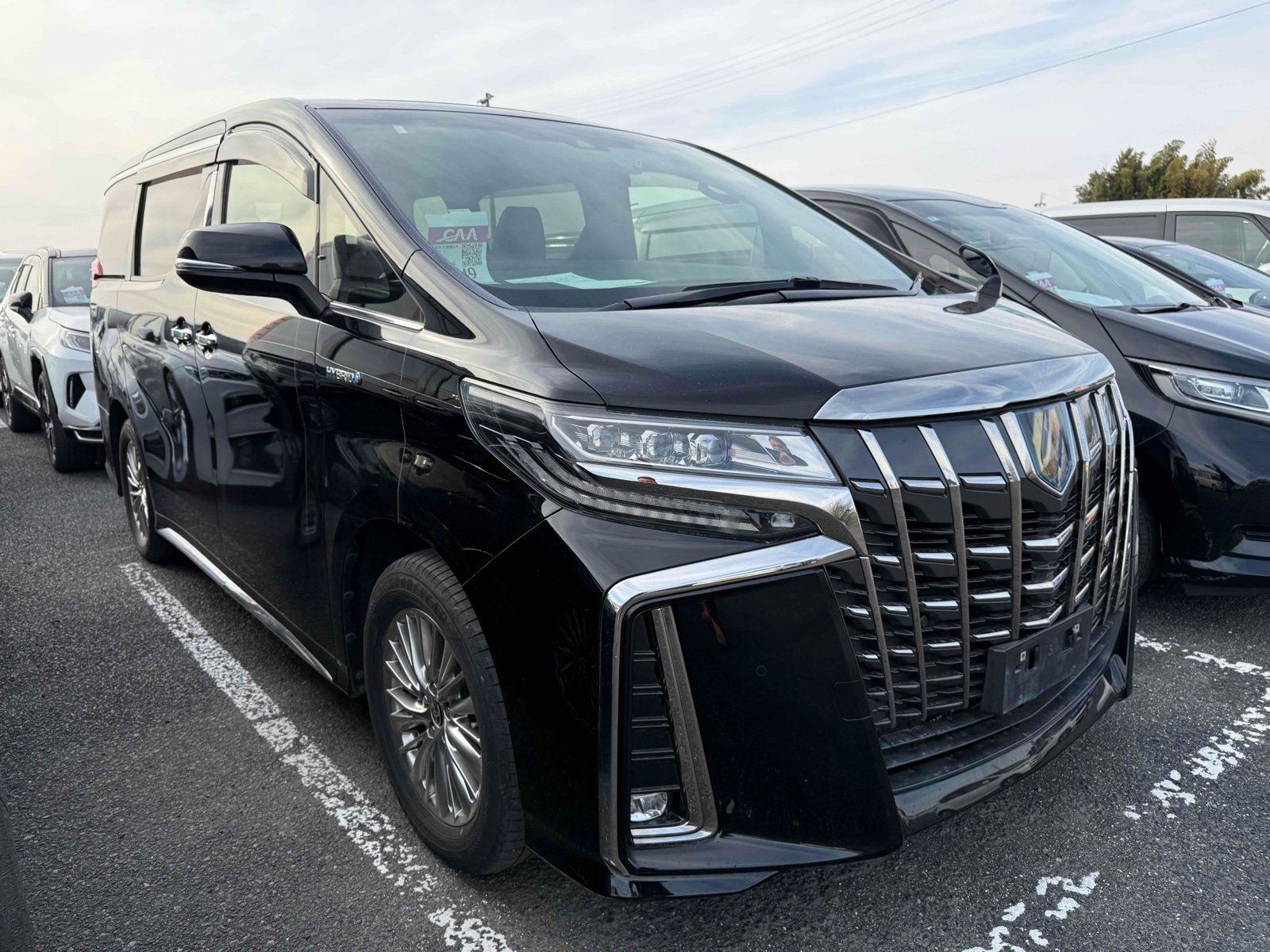 2021 TOYOTA ALPHARD RA auction-graded Japanese used car for sale export to United Kingdom 
