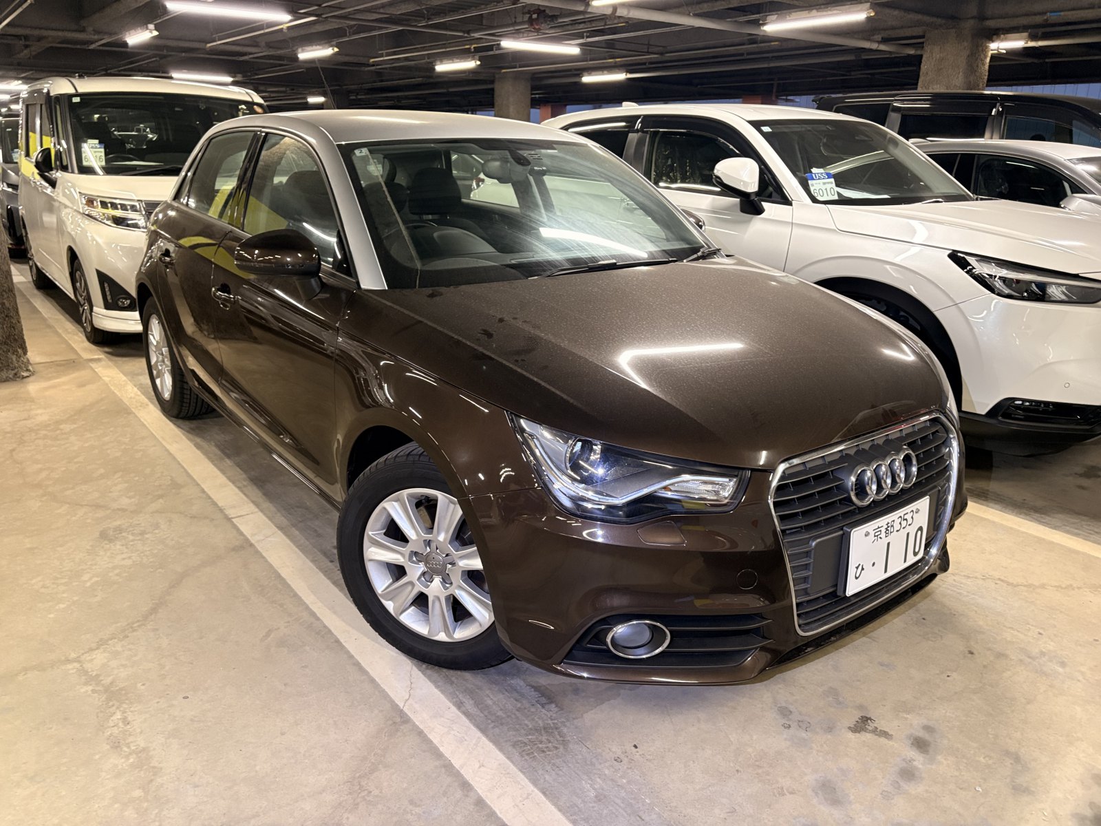 2014 AUDI A1 SPORTBACK 4 auction-graded Japanese used car for sale export to United Kingdom 