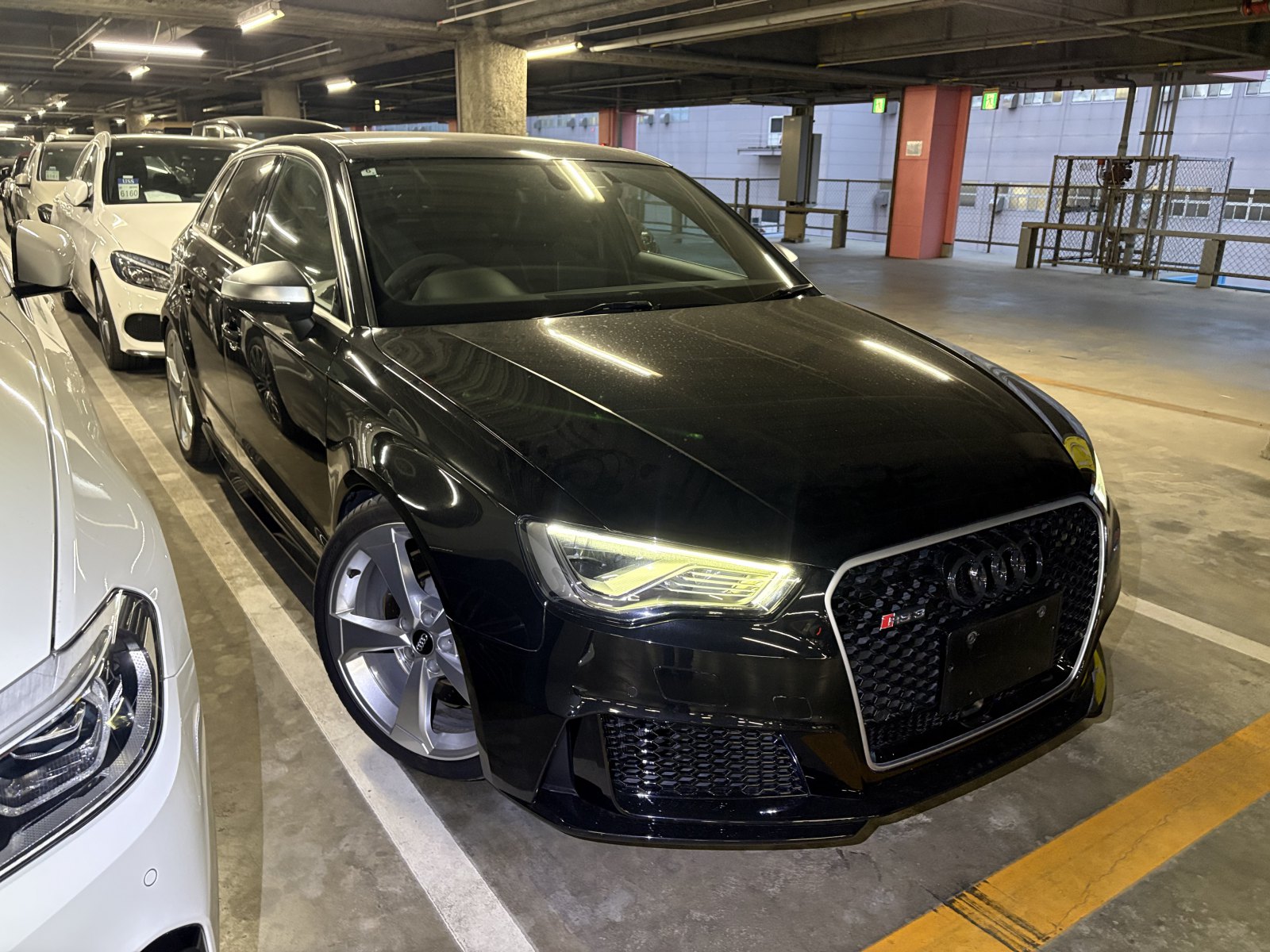 2016 AUDI RS3 4.5 auction-graded Japanese used car for sale export to United Kingdom 