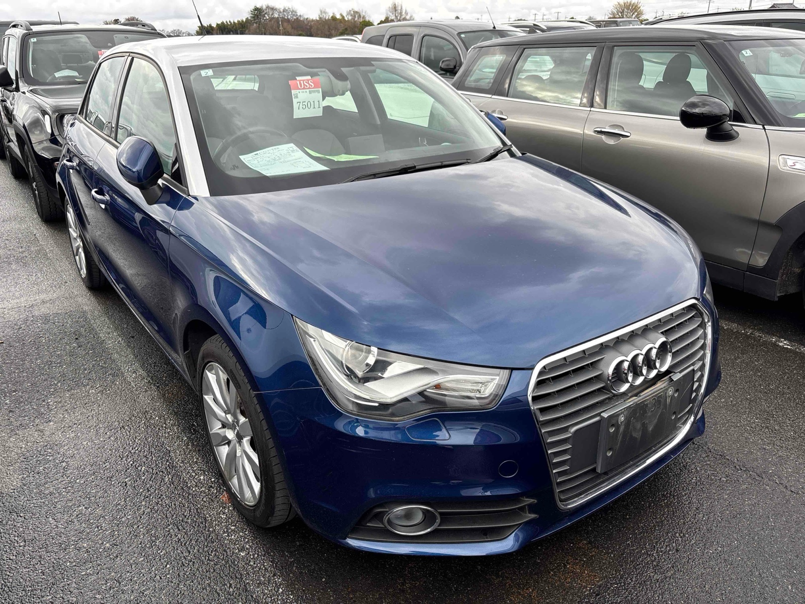 2013 AUDI A1 SPORTBACK 4 auction-graded Japanese used car for sale export to United Kingdom 