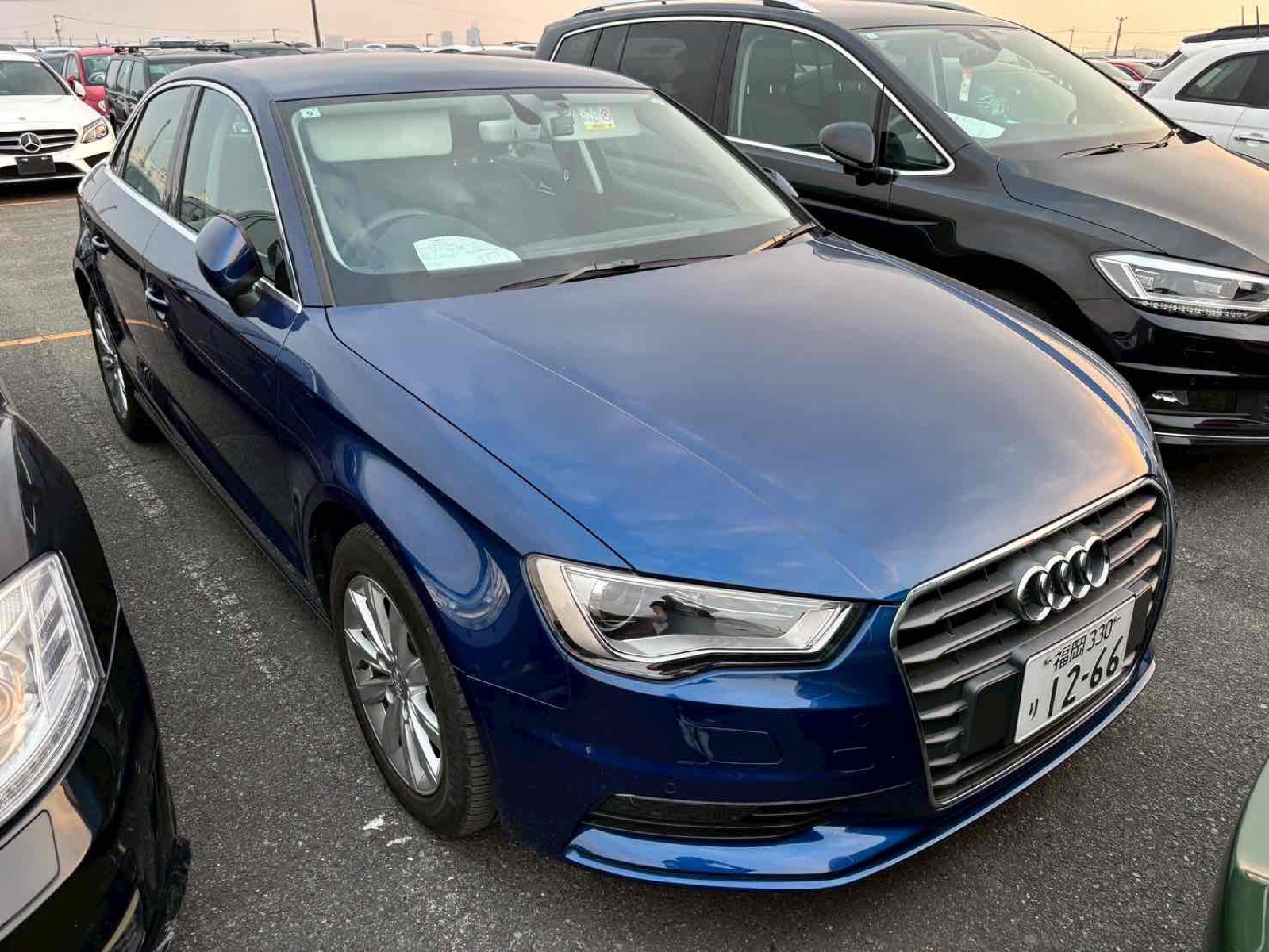 2015 AUDI A3 SEDAN 4 auction-graded Japanese used car for sale export to Ireland 