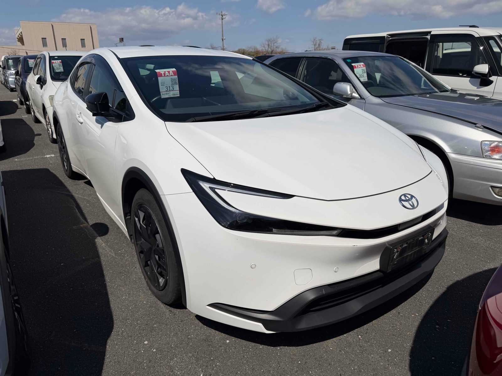 2023 TOYOTA PRIUS 4 auction-graded Japanese used car for sale export to United Kingdom 