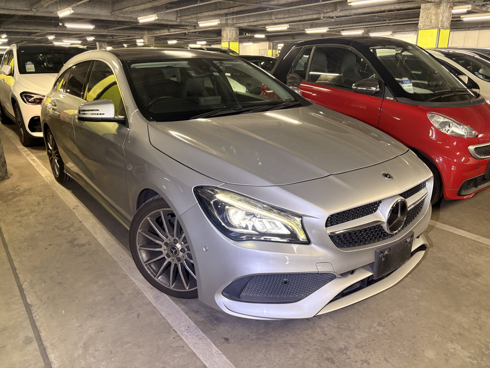 2017 MERCEDES BENZ CLA-CLASS 4WD 4 auction-graded Japanese used car for sale export to United Kingdom 
