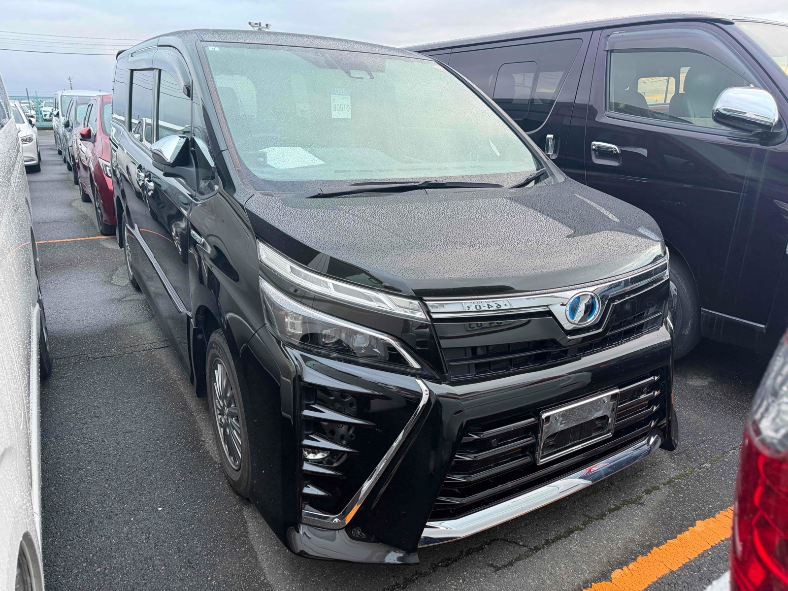 2019 TOYOTA VOXY 3.5 auction-graded Japanese used car for sale export to United Kingdom 