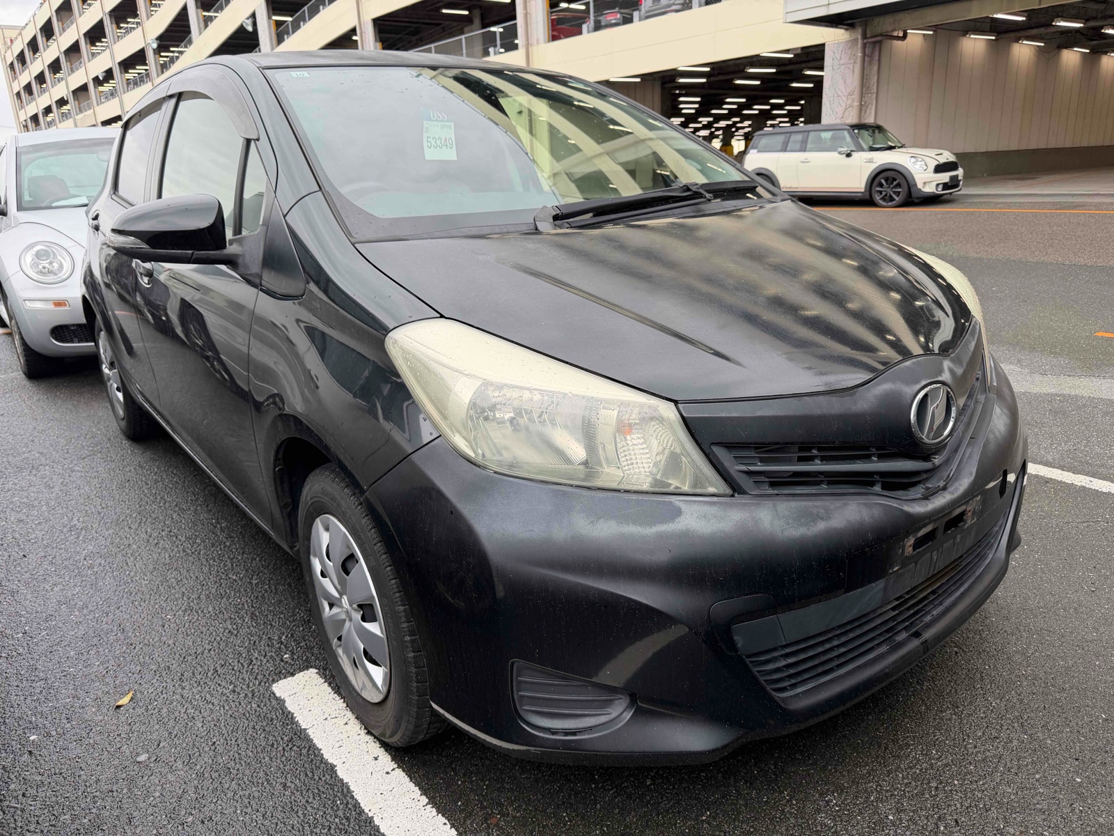 2013 TOYOTA VITZ 3.5 auction-graded Japanese used car for sale export to United Kingdom 