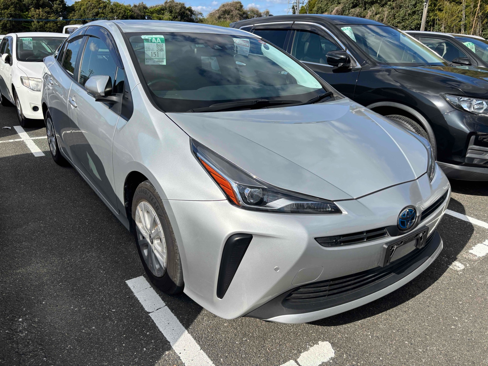 2021 TOYOTA PRIUS 3.5 auction-graded Japanese used car for sale export to United Kingdom 