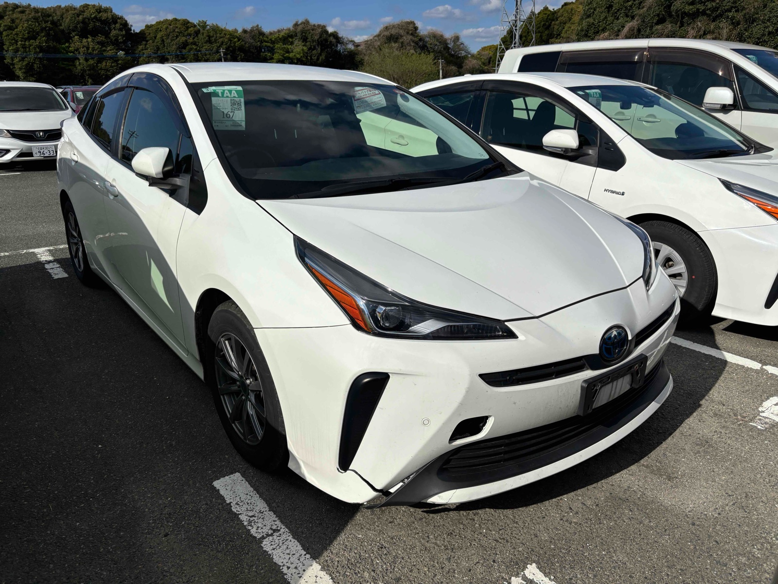 2022 TOYOTA PRIUS R auction-graded Japanese used car for sale export to United Kingdom 