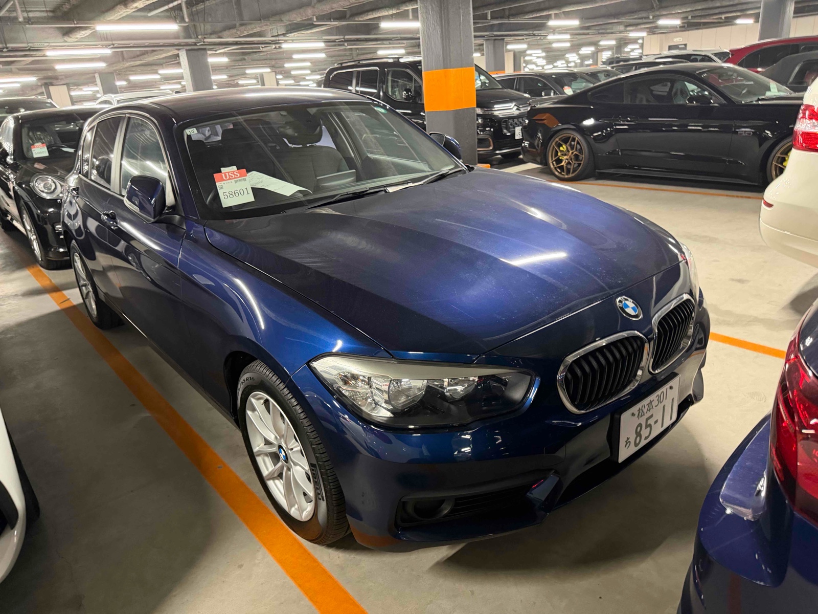 2015 BMW 1 SERIES 4.5 auction-graded Japanese used car for sale export to United Kingdom 