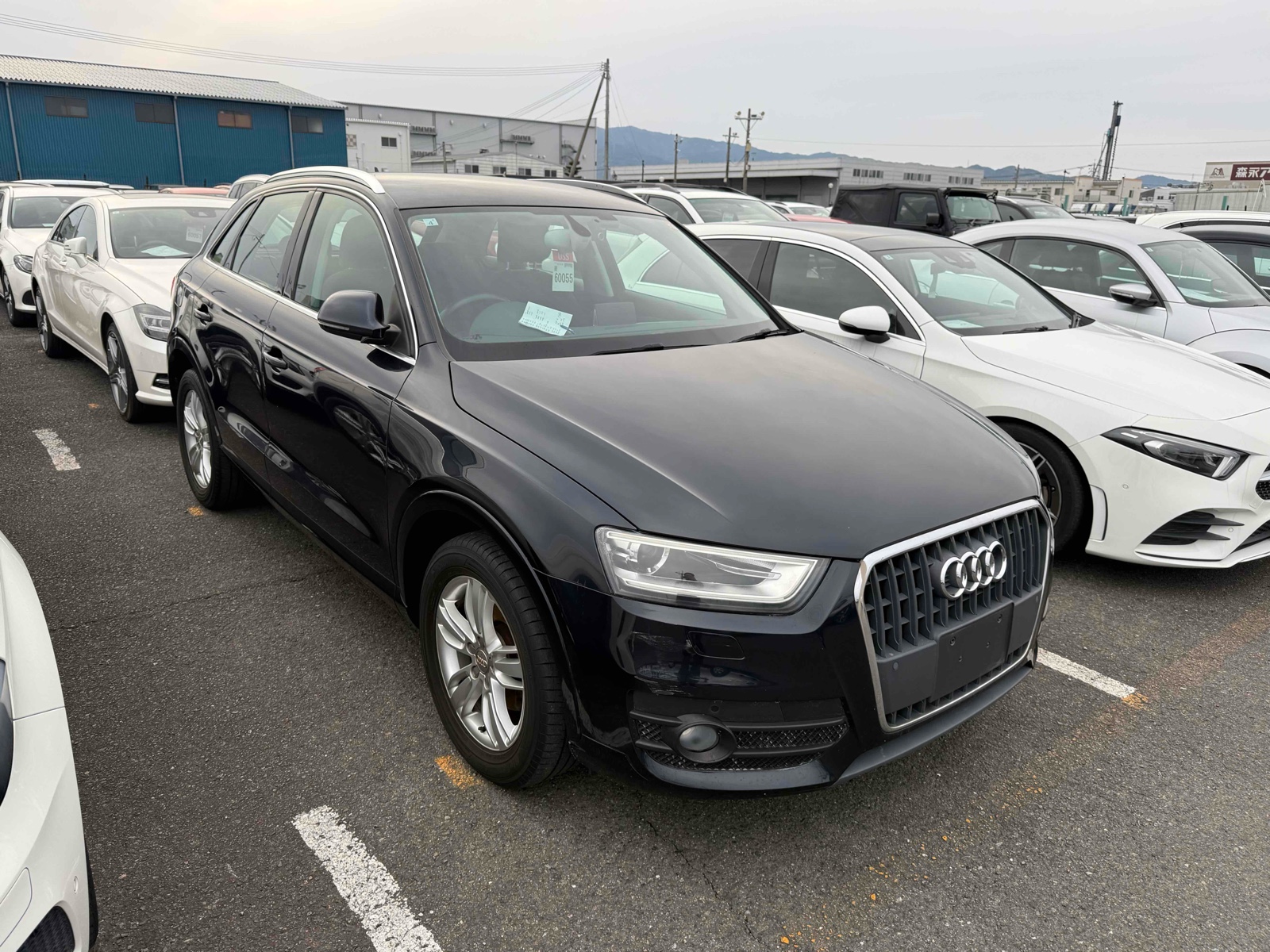 2015 AUDI Q3 4 auction-graded Japanese used car for sale export to United Kingdom 