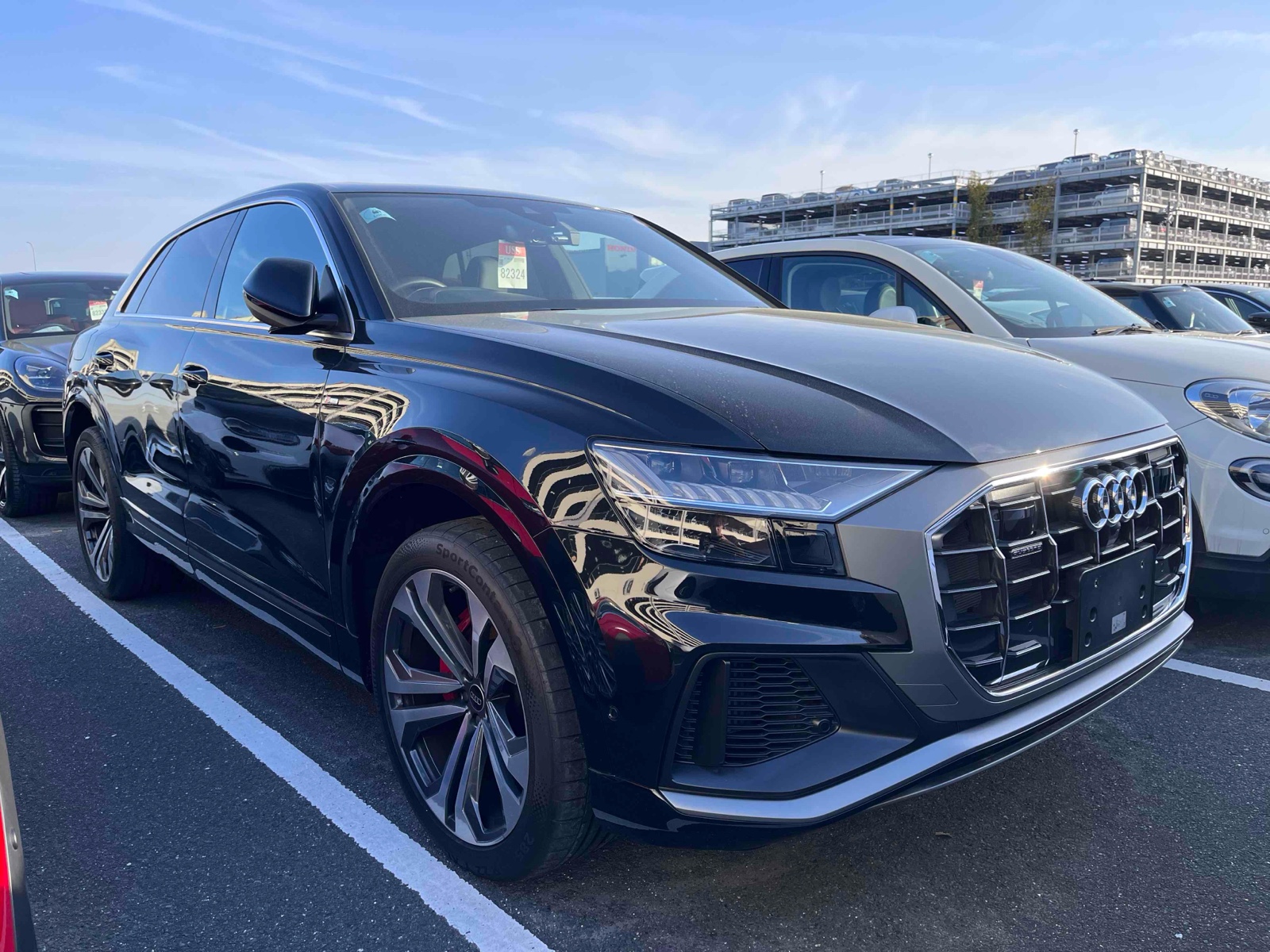 2023 AUDI Q8 5 auction-graded Japanese used car for sale export to Ireland 